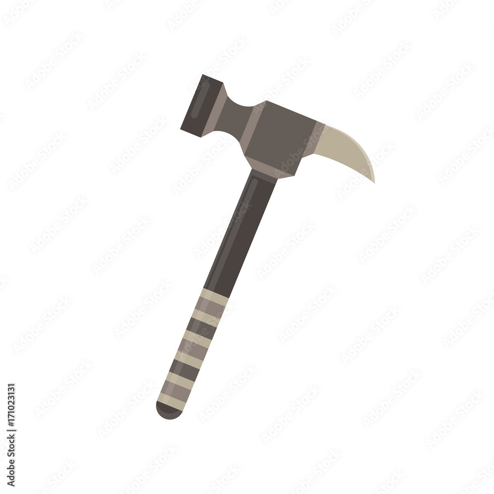 Hammer icon vector isolated tool silhouette symbol illustration steel construct tool service flat design Hammer icon vector isolated tool silhouette symbol illustration steel construct tool service flat design