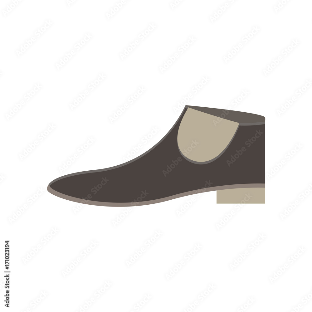 Boots flat vector icon decoration design elegance icon foot new old retro modern sign isolated Boots flat vector icon decoration design elegance icon foot new old retro modern sign isolated
