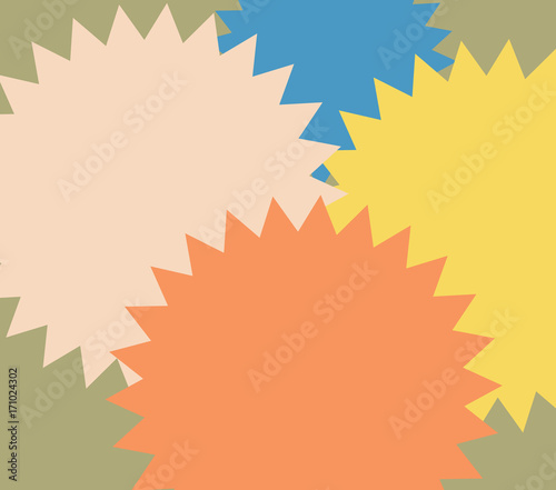 Vintage Abstract Graphic Background wit large pattern