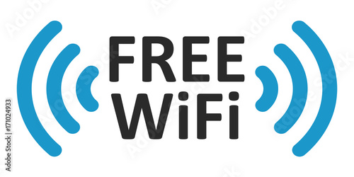 Free wifi logo zone – vector