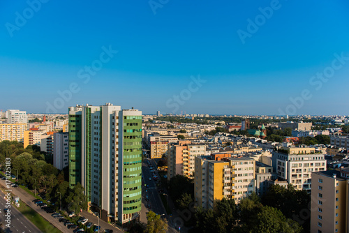 panorama miasta, bloki © FOTOWAWA