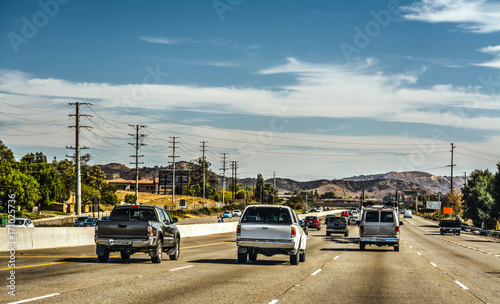 Traffic on 101 freeway northbound © Gabriele Maltinti