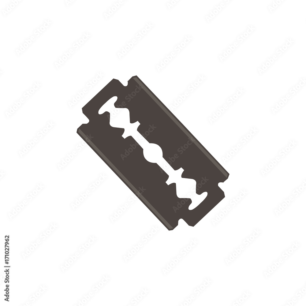 Blade razor vector illustration sharp metal steel icon blade care danger edge Blade razor vector illustration sharp metal steel icon blade care danger edge