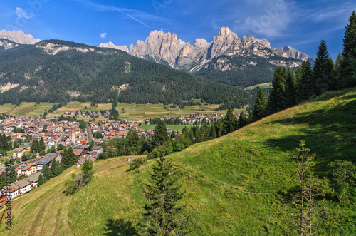 Dolomiti - Val di Fassa with Pozza village on summer © Antonio Scarpi
