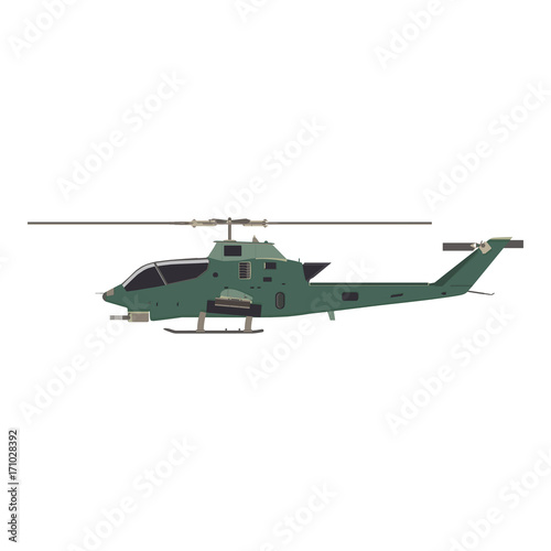 Helicopter military vector war illustration transport army air silhouette vehicle icon isolated