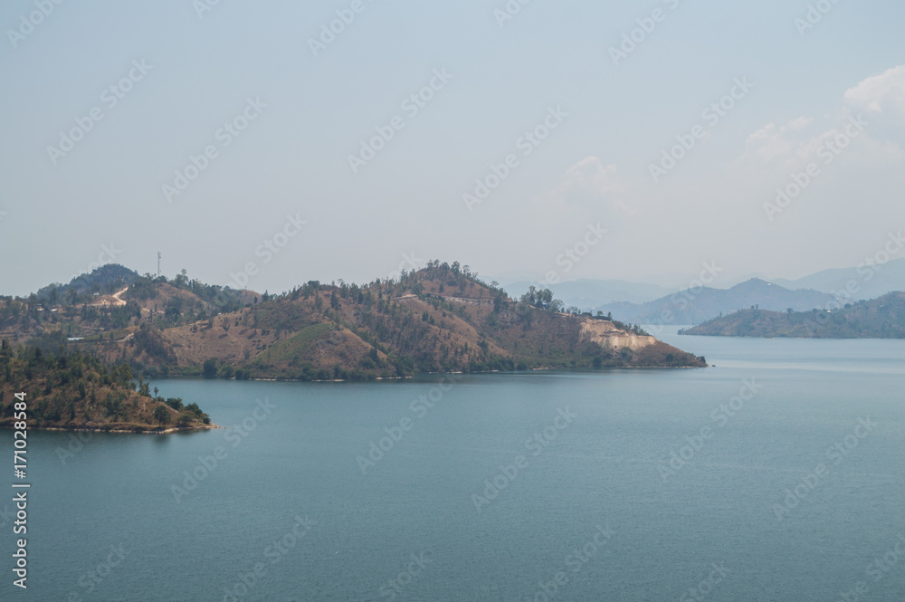 View onto Lake Kivu, Kibuye, Rwanda