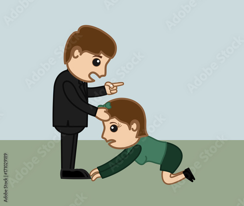 Female Worker Begging for Job