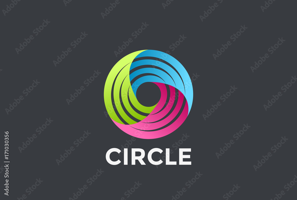 Social Teamwork infinite Circle Logo loop vector. Infinity icon Social Teamwork infinite Circle Logo loop vector. Infinity icon