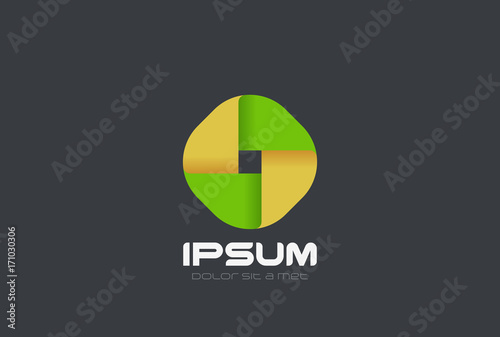 Free Download Ribbon Rhombus Logo abstract design vector template - GFXLoad