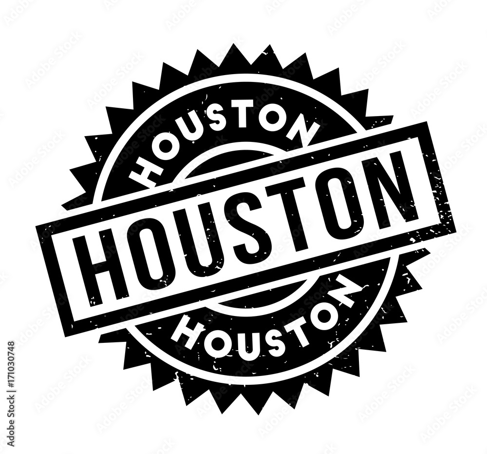 Houston rubber stamp. Grunge design with dust scratches. Effects can be easily removed for a clean, crisp look. Color is easily changed. Houston rubber stamp. Grunge design with dust scratches. Effects can be easily removed for a clean, crisp look. Color is easily changed.