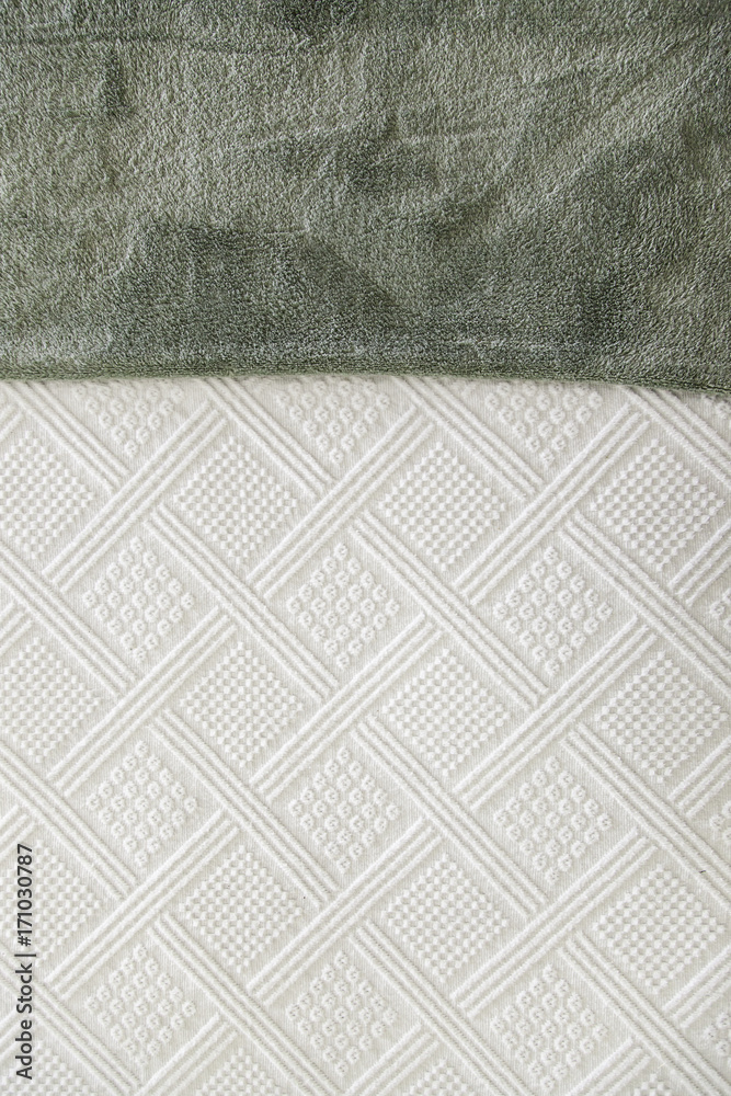 Fototapeta premium Cotton bed quilt for winter