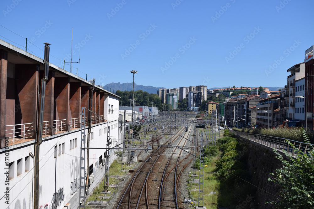 Vías de tren. Vías de tren.