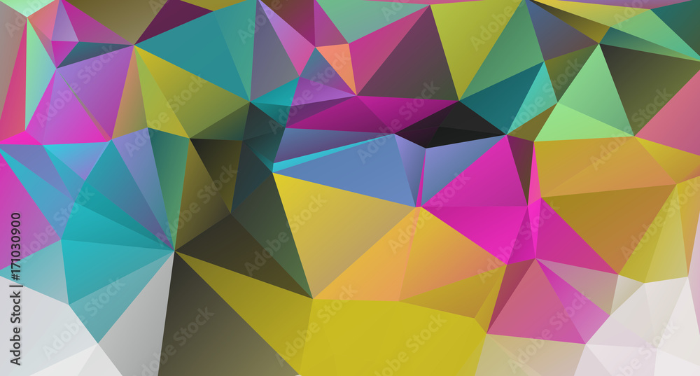 Obraz premium Colorful triangular background Abstract Pattern Design