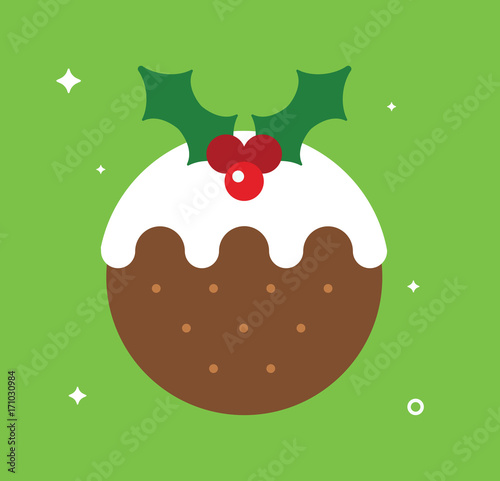 Christmas Pudding Card photo