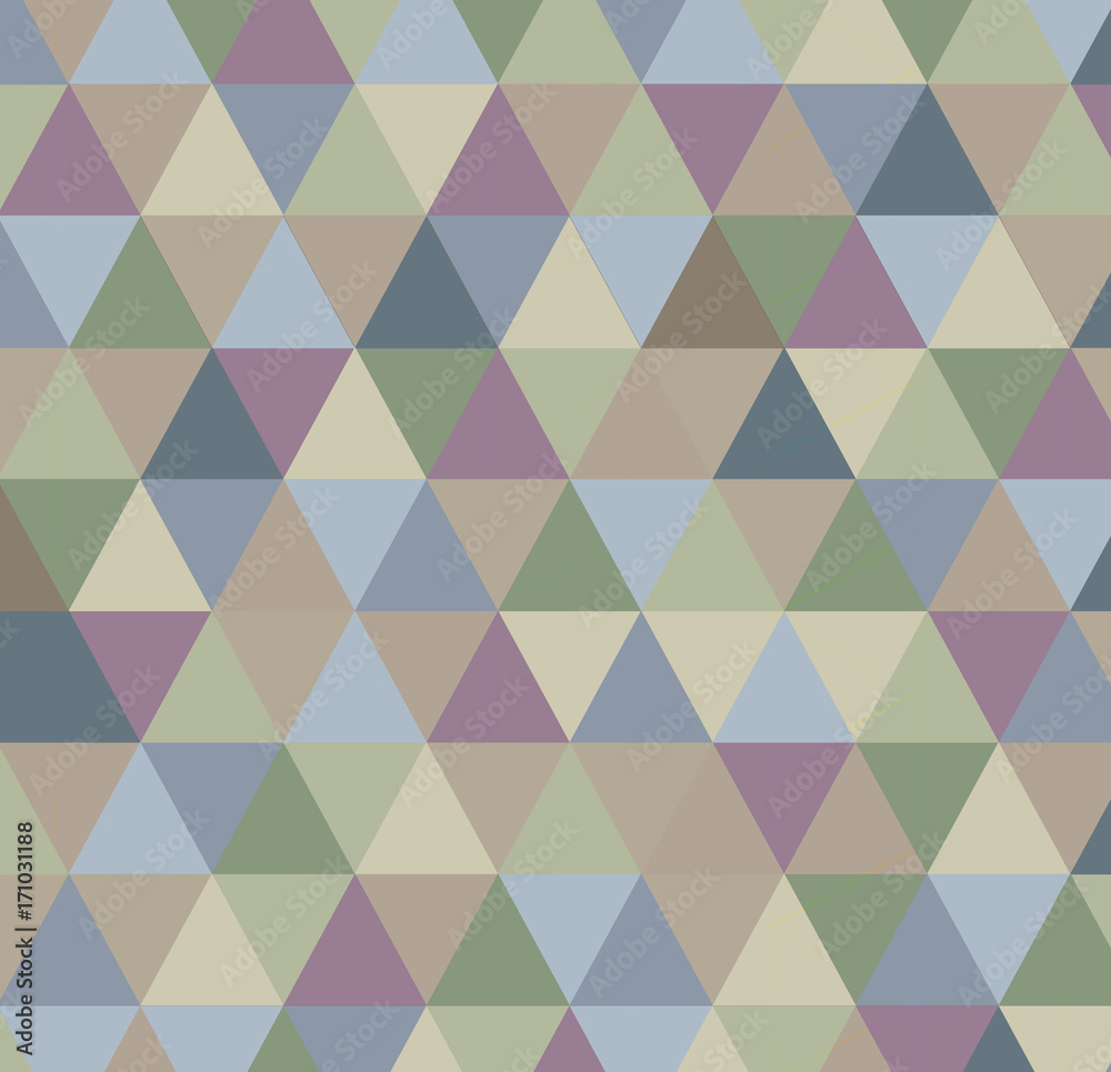 Obraz premium Vintage Abstract Triangles Pattern Design