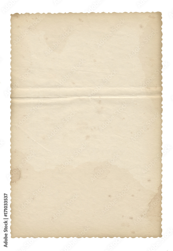 Texture old paper with traces of scuffs and stains Texture old paper with traces of scuffs and stains