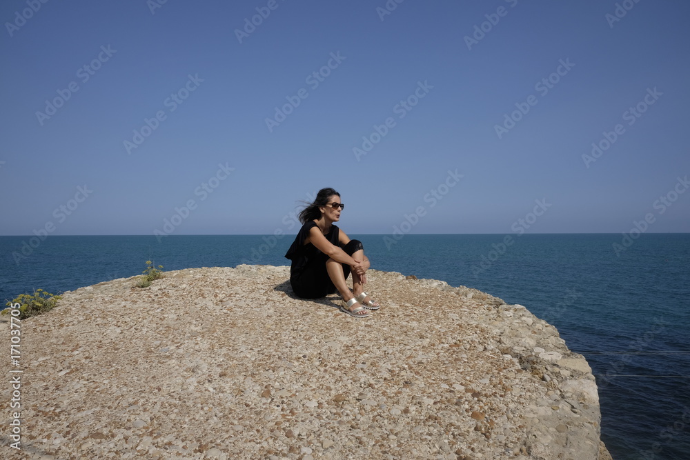 girl at the sea girl at the sea
