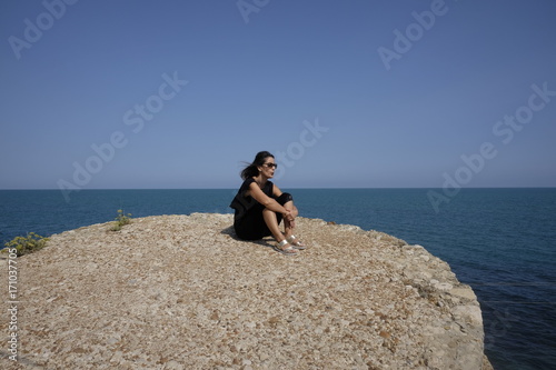 girl at the sea