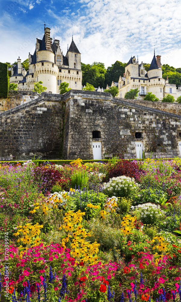 Chateau d'Usse in the Loire region of France