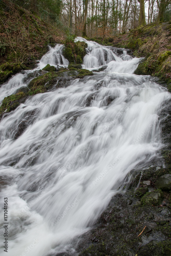 Wynlass beck waterfall, Miller Ground, Cumbria Wynlass beck waterfall, Miller Ground, Cumbria