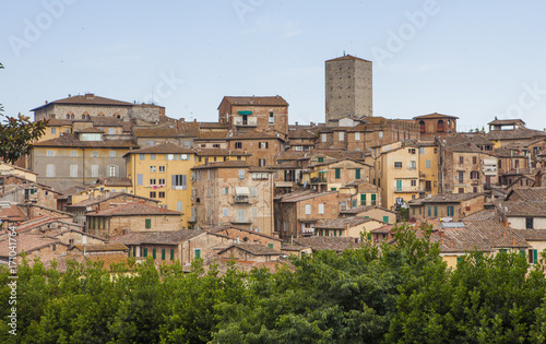 The medieval city of Siena in southern Tuscany, Italy © vitaprague