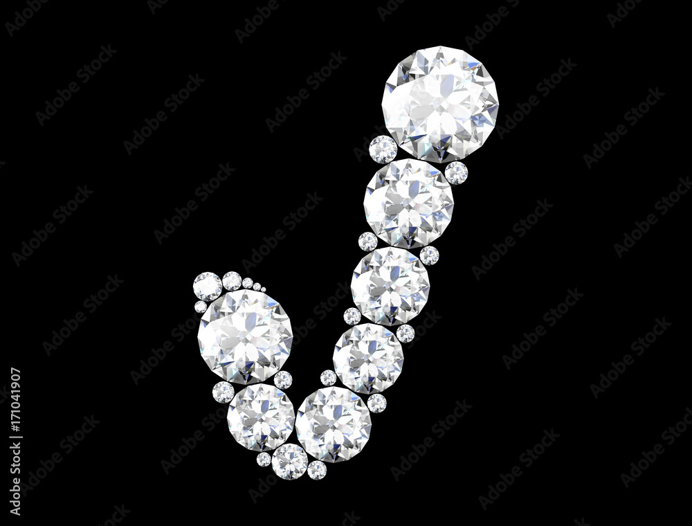 diamond letters with gemstones isolated on black (high resolution 3D image) diamond letters with gemstones isolated on black (high resolution 3D image)