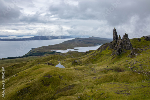 Old Man of Storr on the Isle of Skye in Scotland