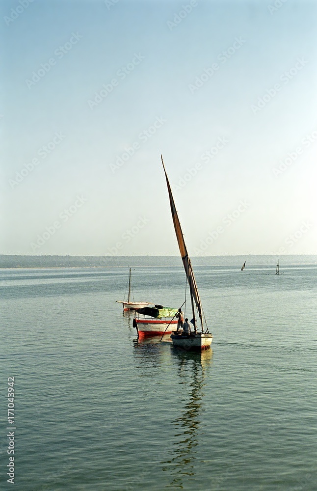 Dhow, Inhambane, Mozambique Dhow, Inhambane, Mozambique