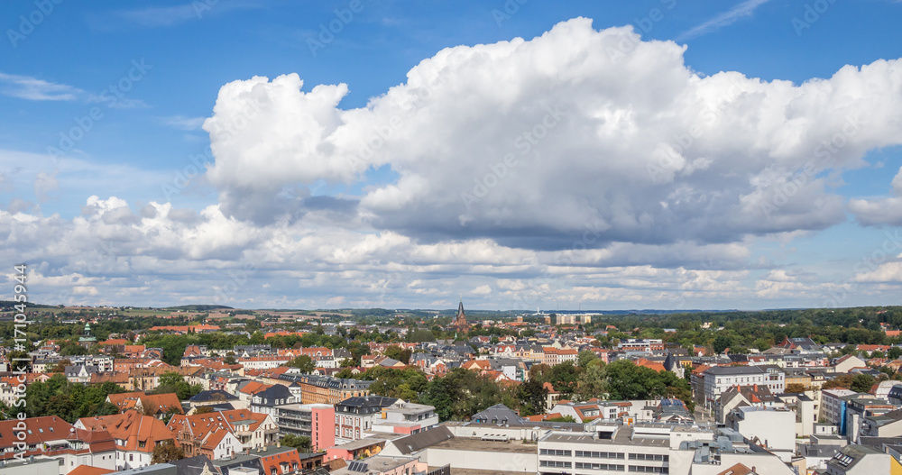 Panorama von Polbitz in Zwickau