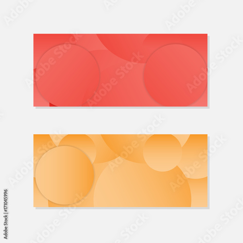 Gradient color abstract vector background.