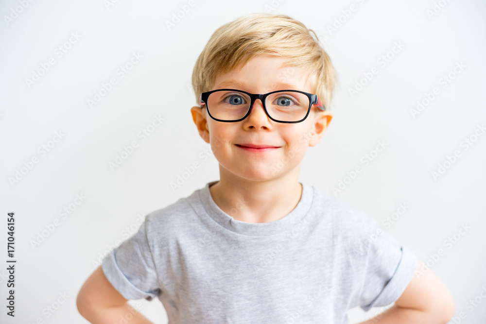 Boy showing emotions