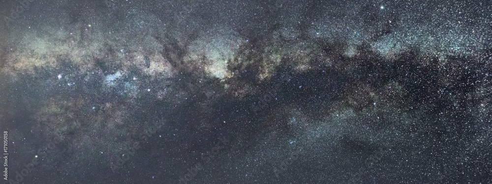 Obraz premium Milky way on Night sky.