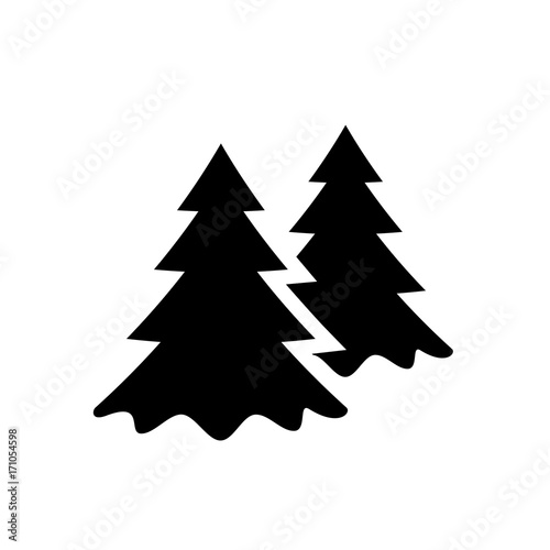 Forest vector icon