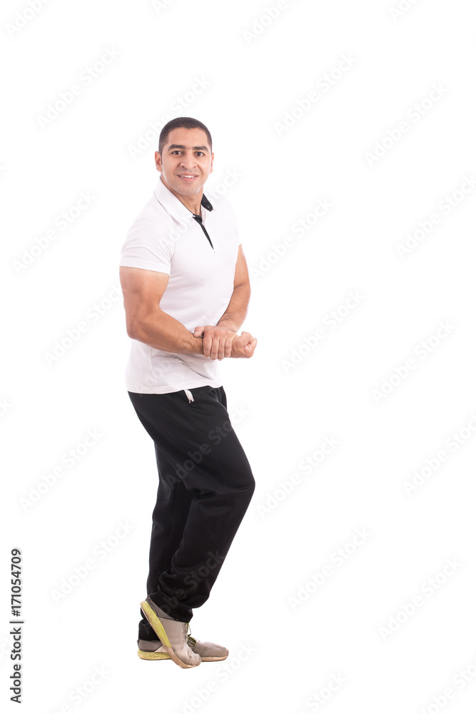 muscular athlete man muscular athlete man