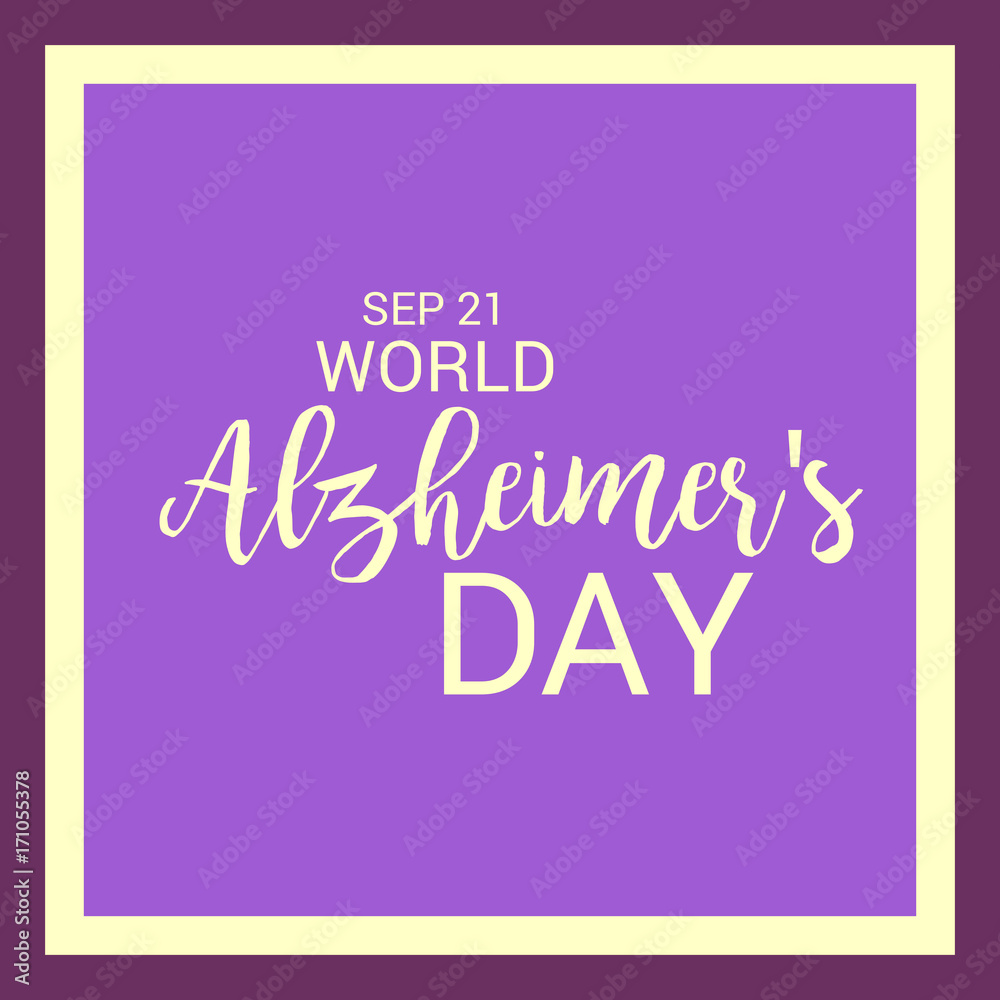 World Alzheimer's Day.