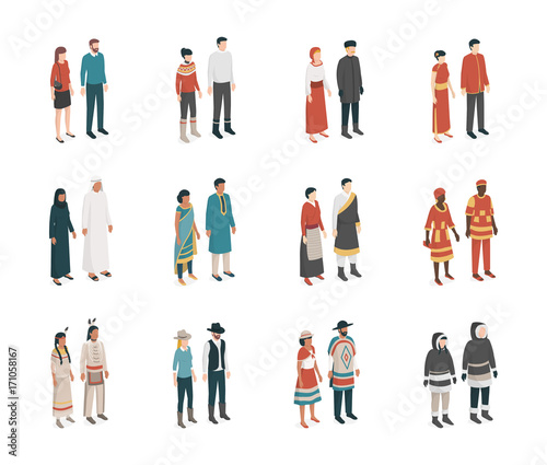 People from all over the world