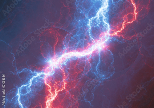 Fire and ice lightning, hot burning plasma