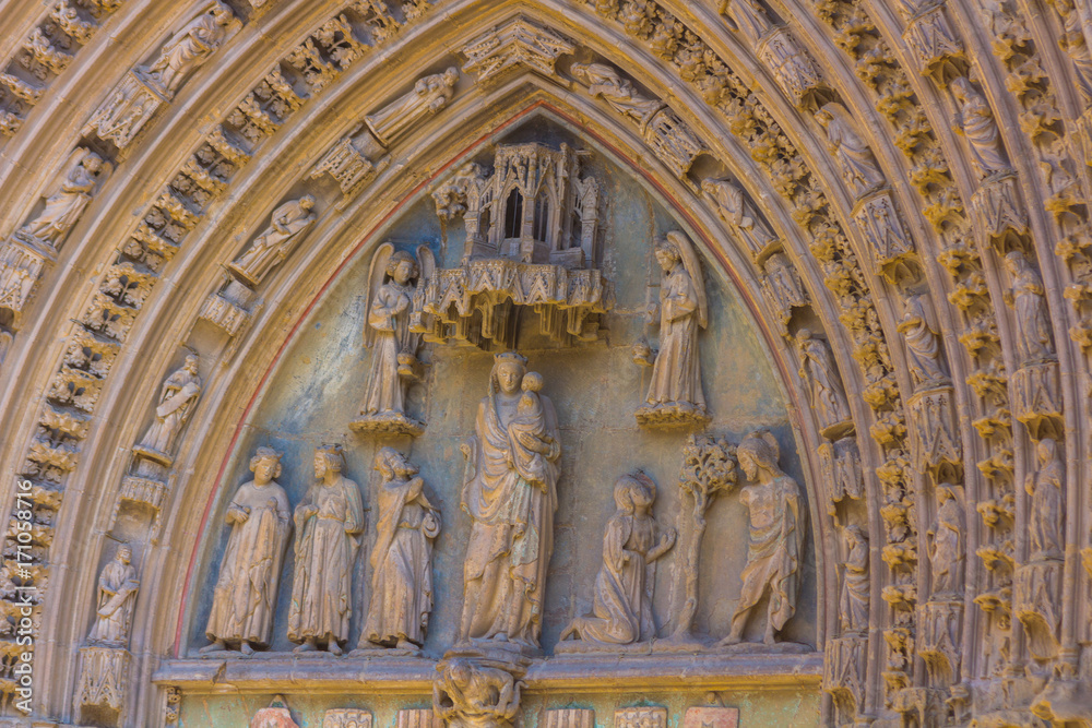 detail of a church architecture detail of a church architecture