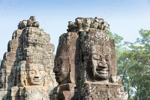 Angkor Wat -face of Angkor Thom in Siem Reap, Cambodia, world heritage
