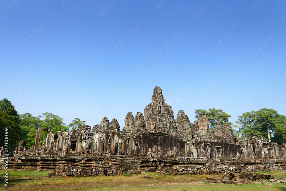 Angkor Wat - Angkor Thom and blue sky is world heritage in Siem Reap, Cambodia,