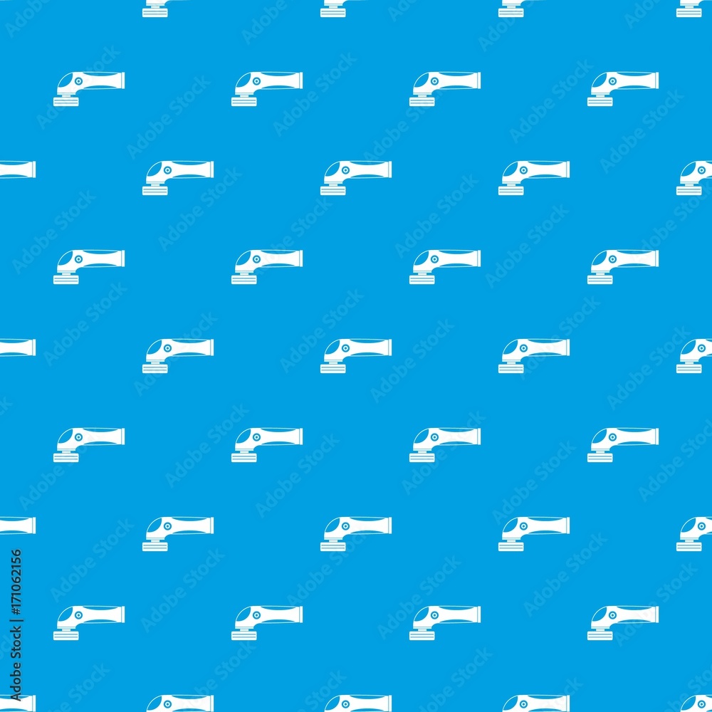Naklejka premium Grinder machine pattern seamless blue