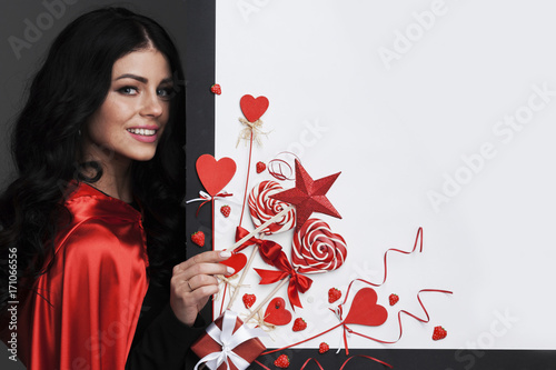 Woman with magic wand, Valentines day