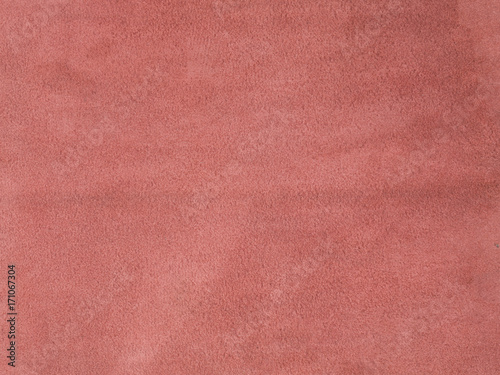 Natural, real light red suede texture
