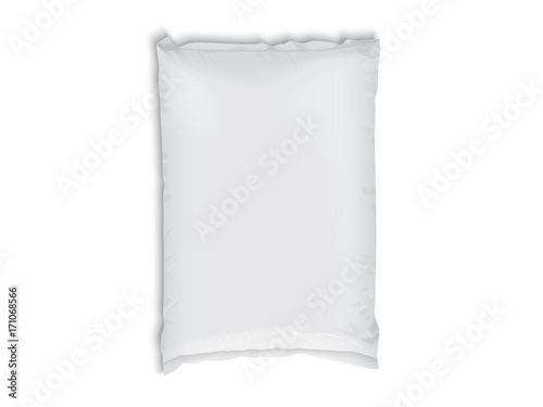 Paper or plastic bag and box Easy to change colors Mock Up Vector Template