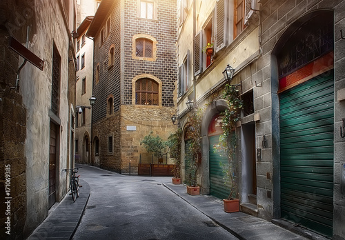 Narrow street of Florence