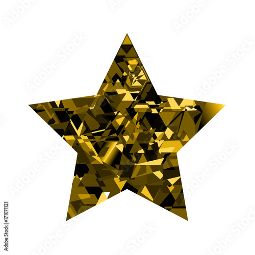 Gold Star is polygonal