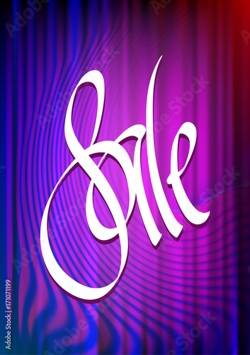 Sale lettering