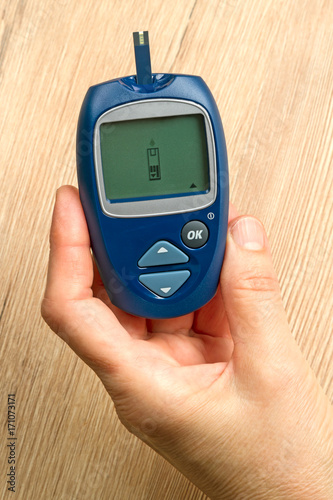 Medical glucose meter photo