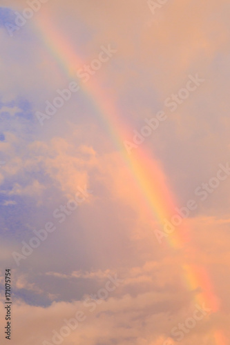 A Rainbow at Sunset