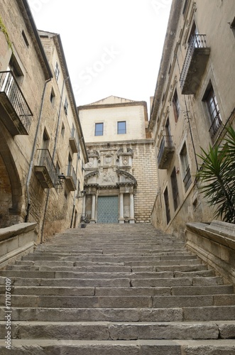 Church of Sant Marti Sacosta in Girona, Spain